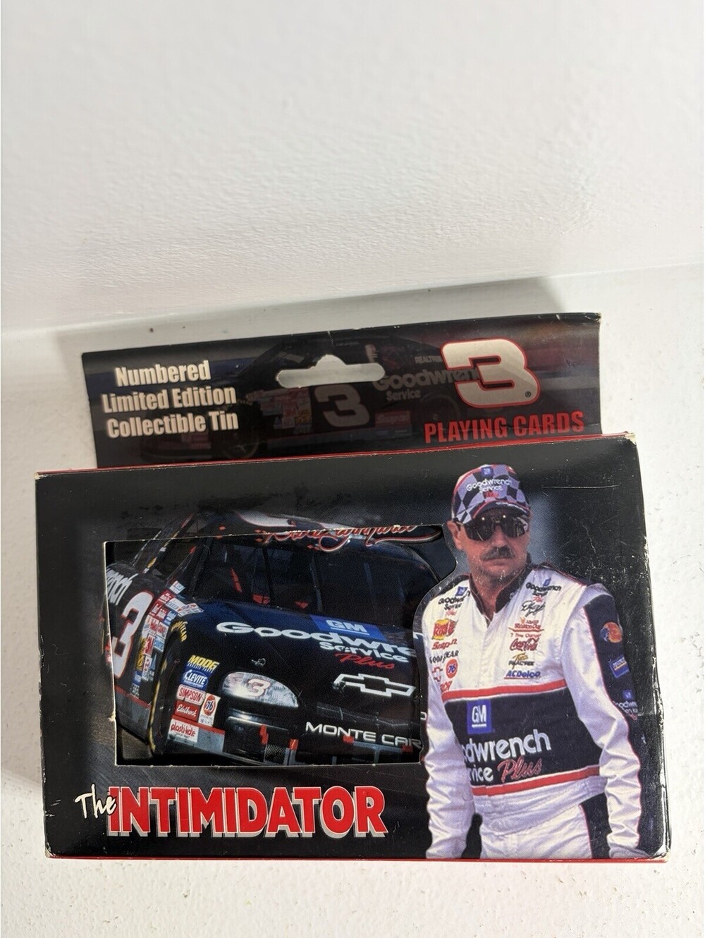 NASCAR Dale Earnhardt The Intimidator Playing Card Set & Numbered Collectors Tin